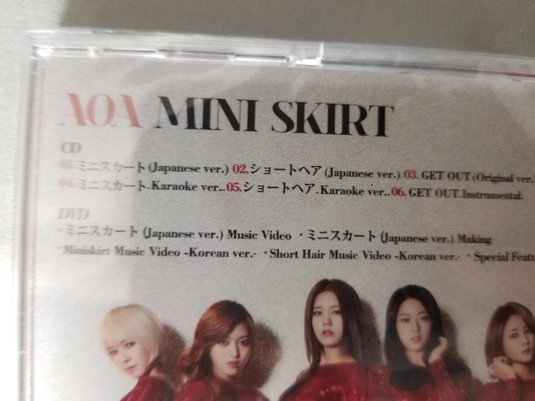 未開封新品◇ミニスカート(Type A)(DVD付) AOA◇UICV9069
