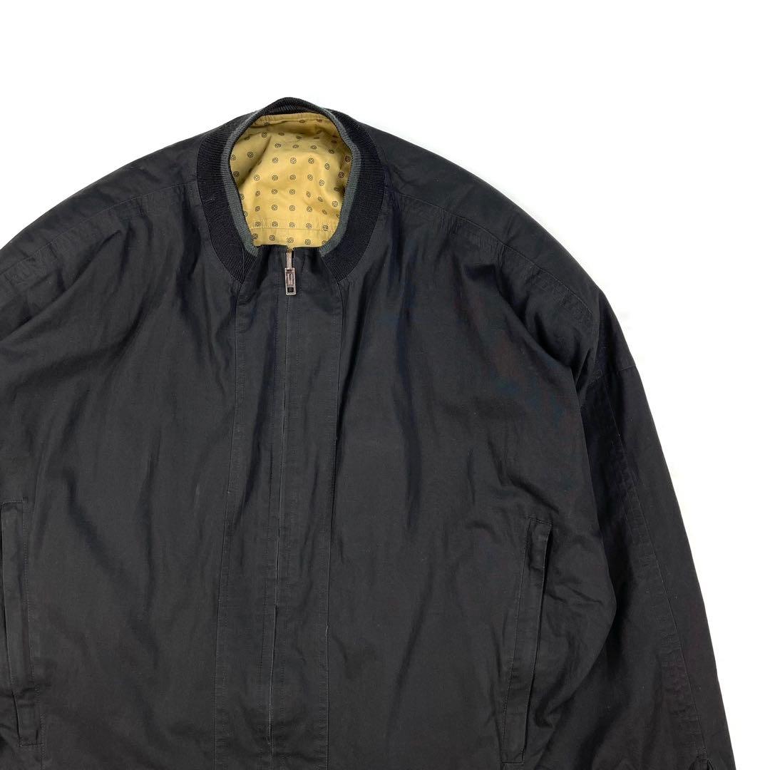 【至高イタリア製】 VERSACE リバーシブル　ブルゾン　ジャケット　ショート