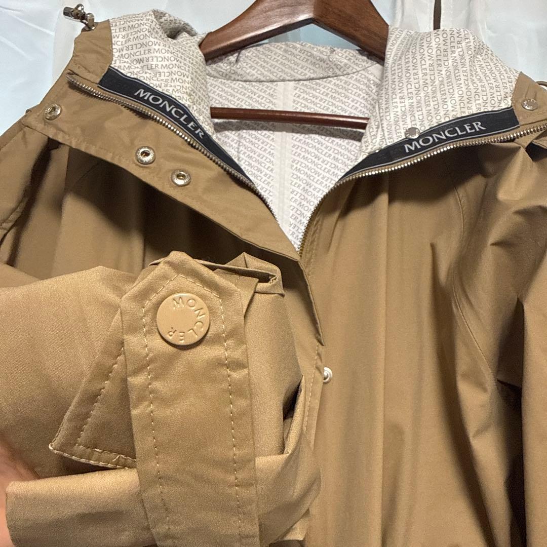 MONCLER スプリングコート　ロングコート　パーカー　ジャケット