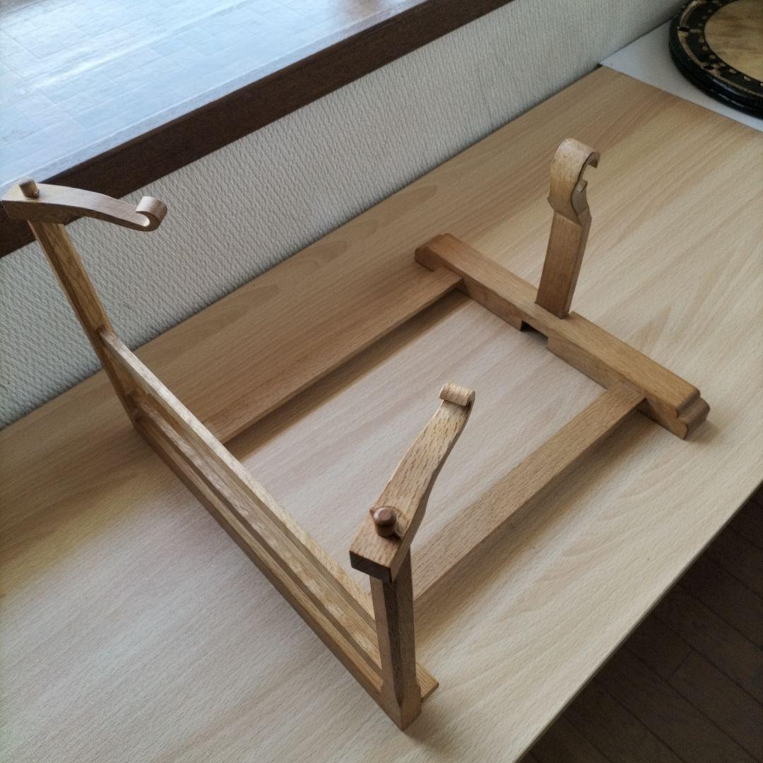締太鼓　附締太鼓　テレン台　太鼓台中古品③