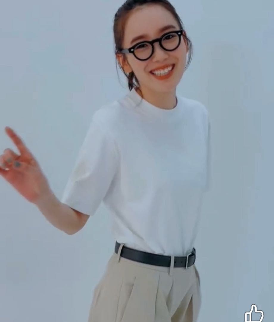 スタイリスト金子綾×ATONスペシャルコラボTシャツ02 白