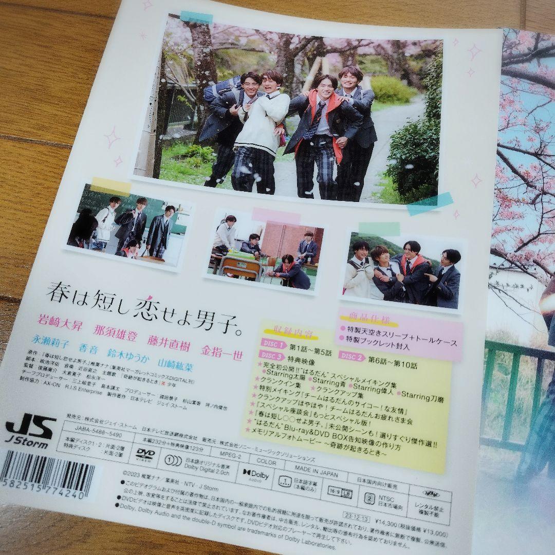 ドラマ　シンドラ　春は短し恋せよ男子。　DVD BOX　3枚組　美少年　美 少年