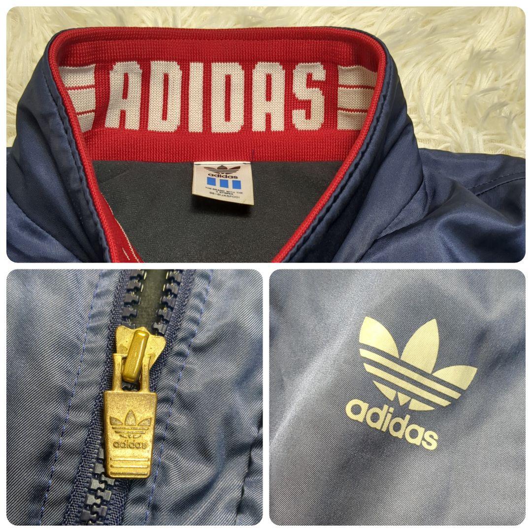 【レア✨adidas✨L】中綿 ジャージ セットアップ ウインドブレーカー