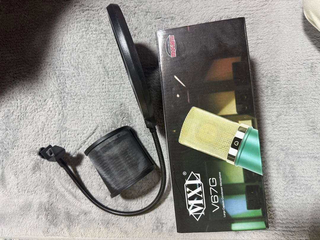 MXL V67G コンデンサーマイク ポップフィルター付き