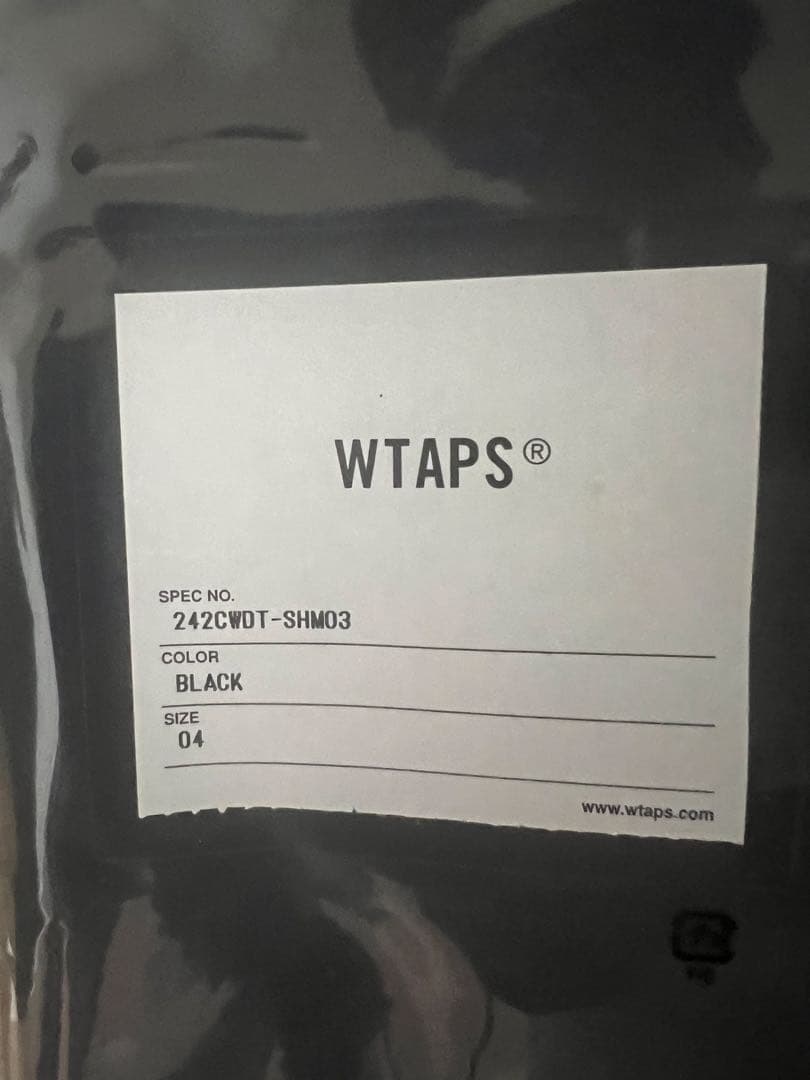オラWTAPS 2024FW FINDER LS NYLON BLACK