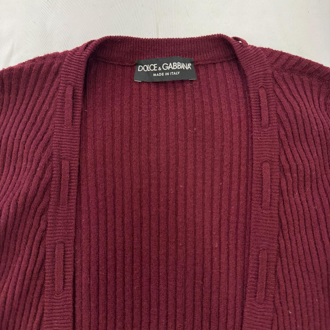 DOLCE&GABBANA ドルガバ ボレロ カーディガン 38 ボルドー S