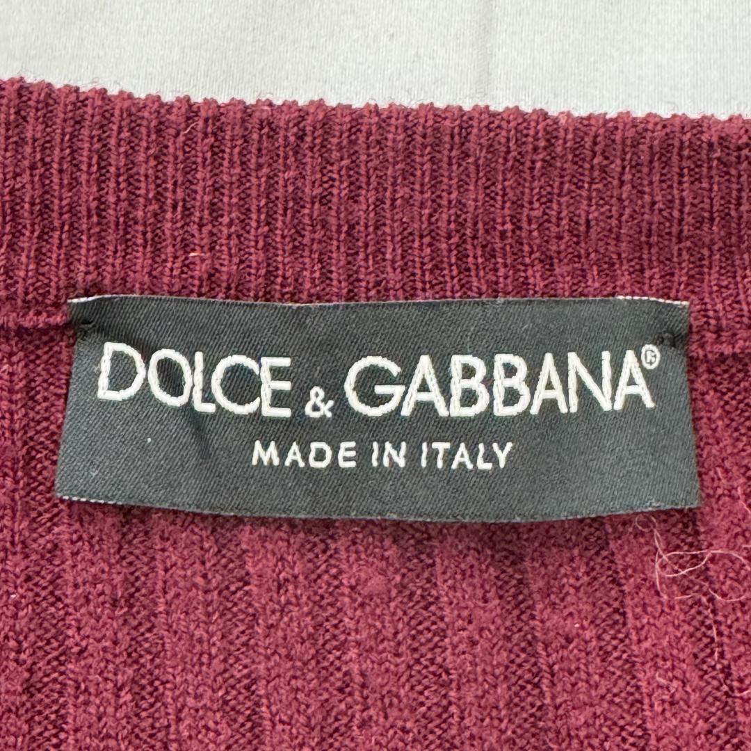 DOLCE&GABBANA ドルガバ ボレロ カーディガン 38 ボルドー S