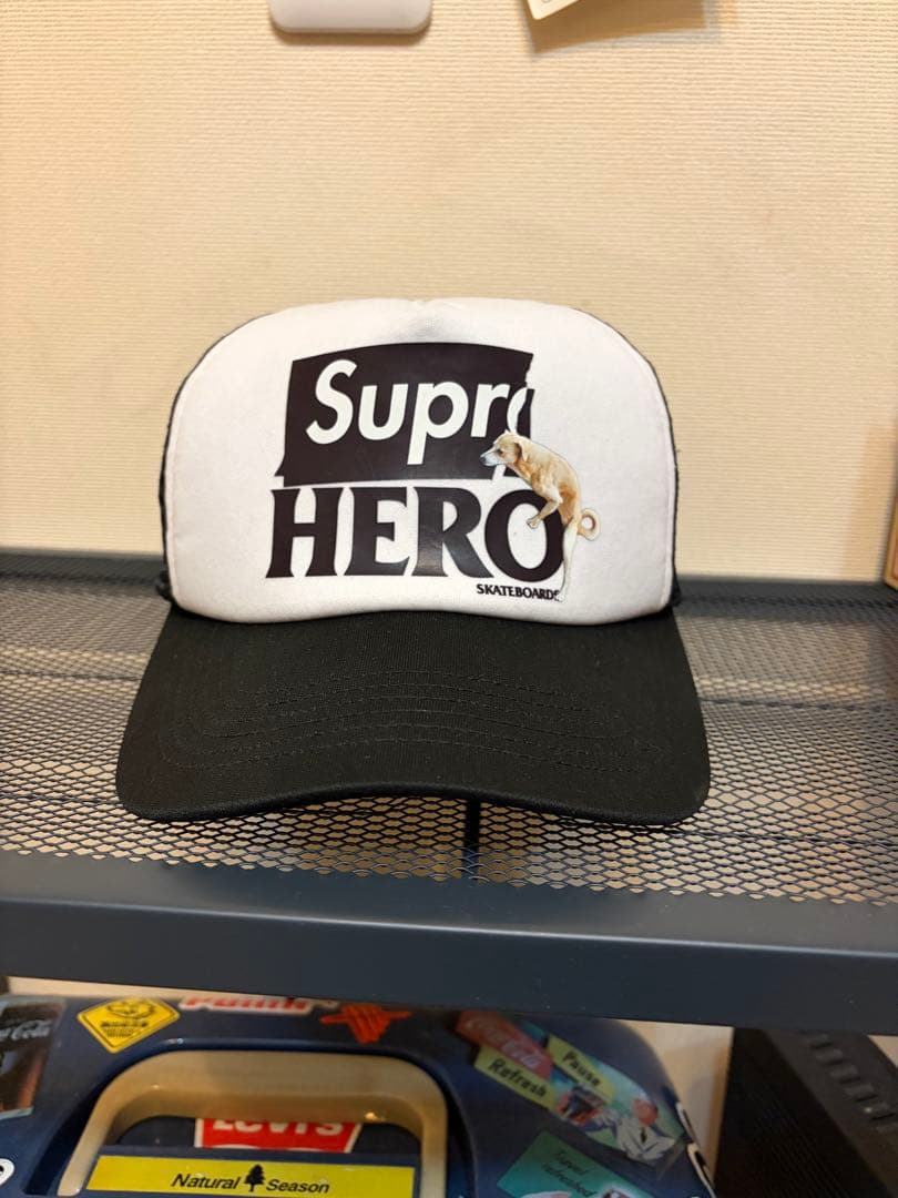 supreme antihero メッシュキャップ