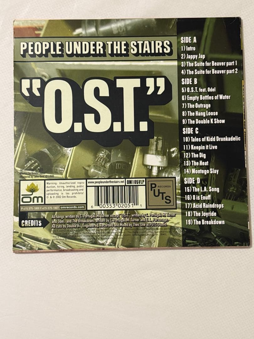 People Under the Stairs O.S.T. レコード