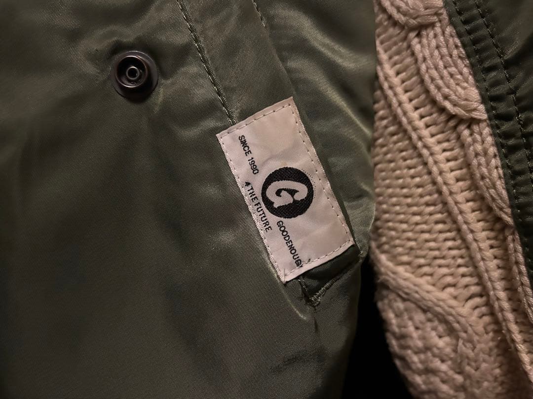 GOODENOUGH 袖フィッシャーマン　MA-1