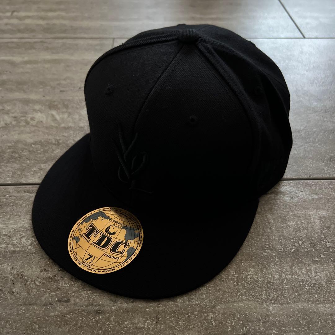 帽子 YVL black on black cap opium 7 1/2