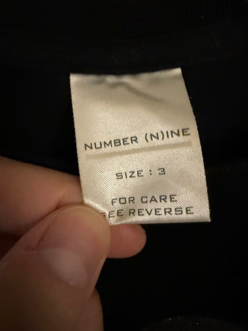 NUMBER (N)INE モダン期I ♥ VU Tシャツ黒3ナンバーナイン