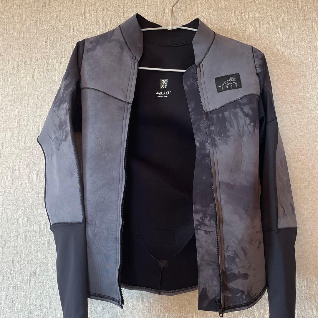 極美品【ROXY】ロキシー　フロントジップタッパー&ボードショーツセットサイズL