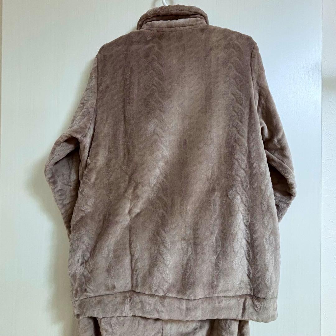 【新品】ナルエー ムーンタン パジャマ［M〜L］モコモコ ブラウン 茶 秋冬