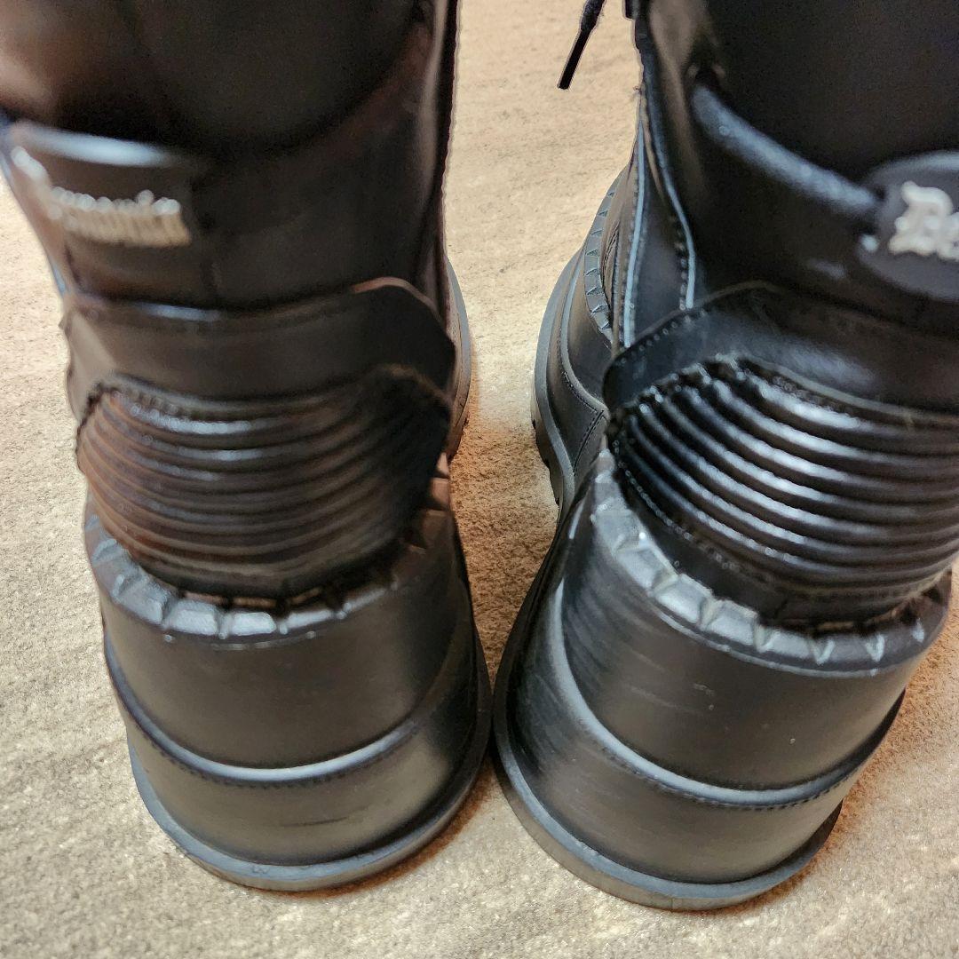 デモニア　STOMP-13 ブラック　ウェッジソール　ブーツ　厚底　スニーカー