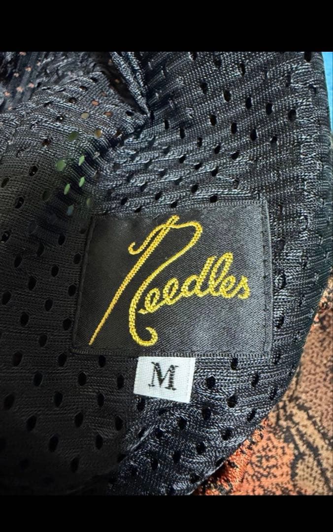 Needles ヘビ柄 トラックパンツ
