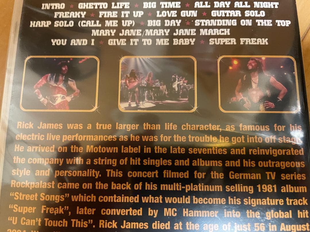 新品 Rick James: Super Freak Live 1982 DVD
