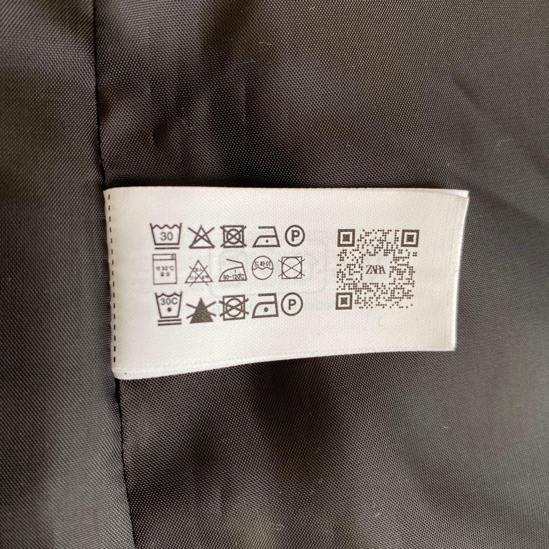 未使用☆ZARA ザラ☆ダブルブレスト仕様オーバーサイズブレザー グレー