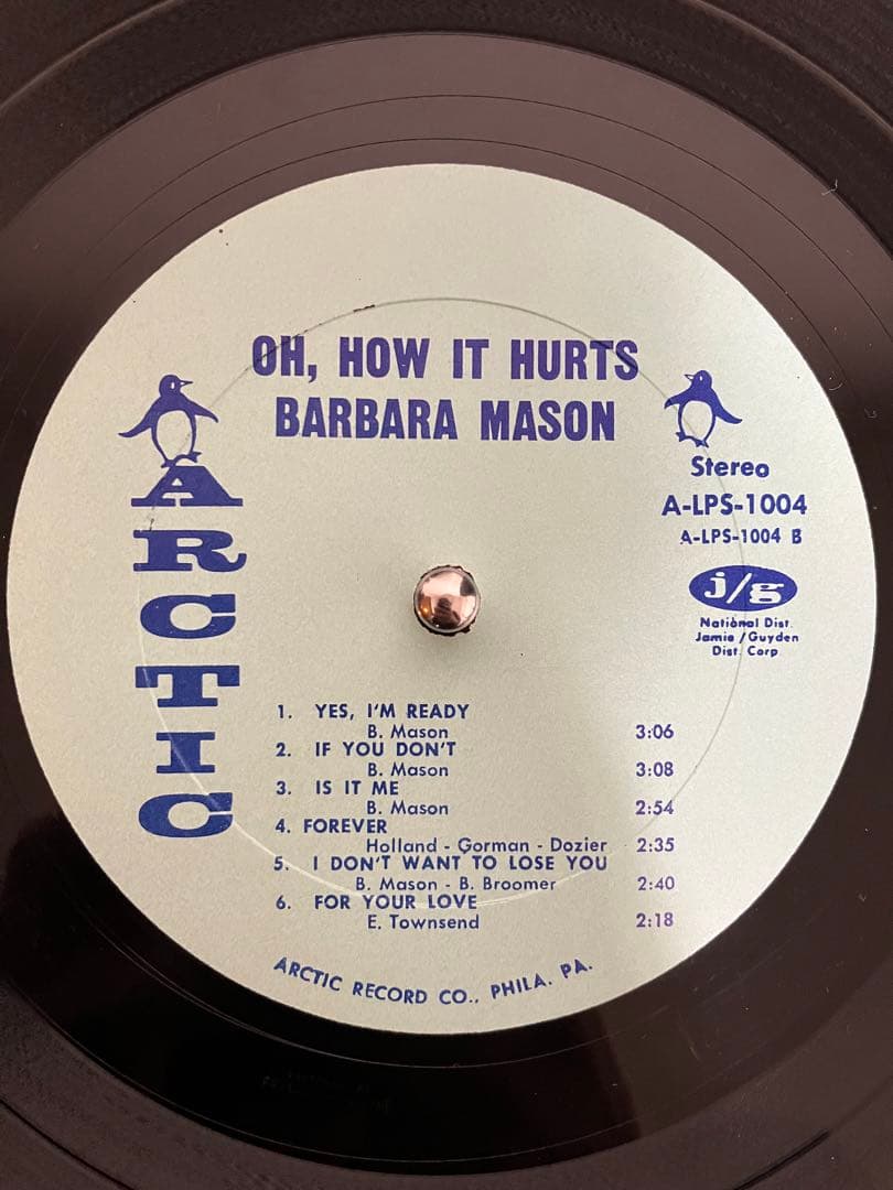 洋楽 LP Barbara Mason - Oh How It Hurts USorg