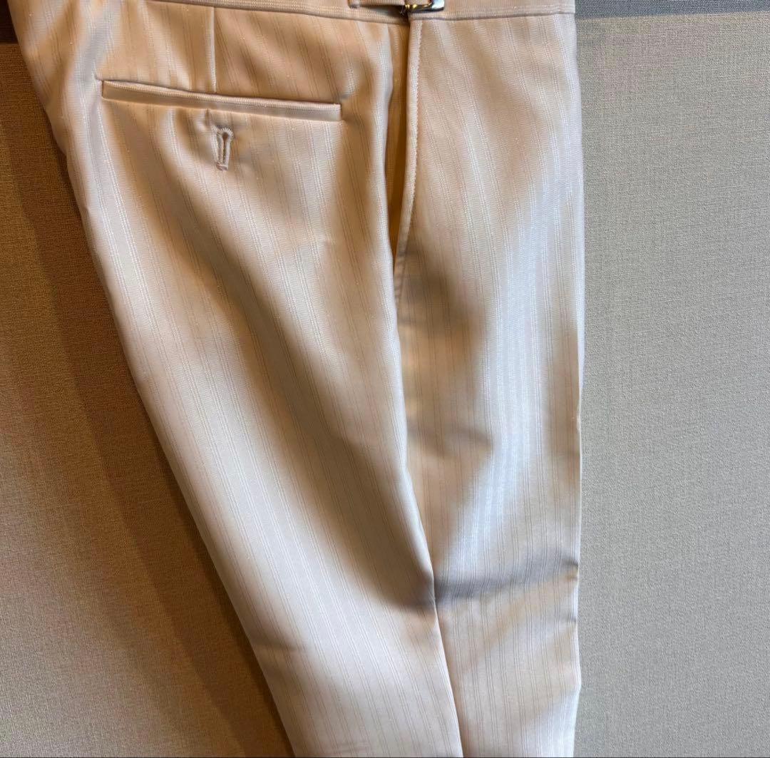 【フォトウェディング前撮り】ホワイトタキシード４点ベストネクタイパンツシャツ美品