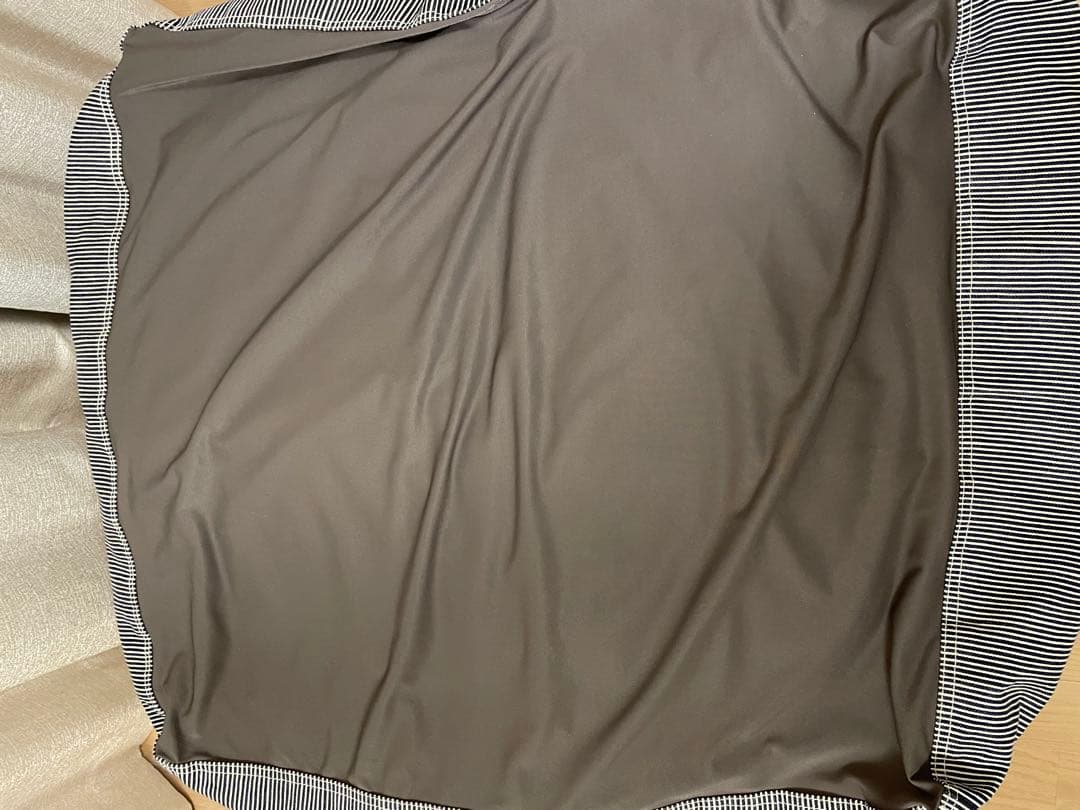 無印良品 体にフィットするソファ 綿デニム ヒッコリー 幅65×奥行65×高43