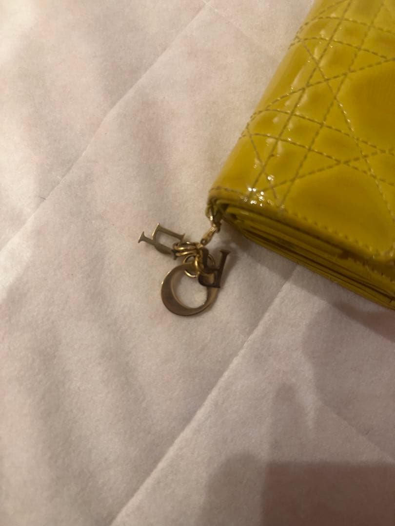 Lady Dior Lotus ウォレット　イエロー