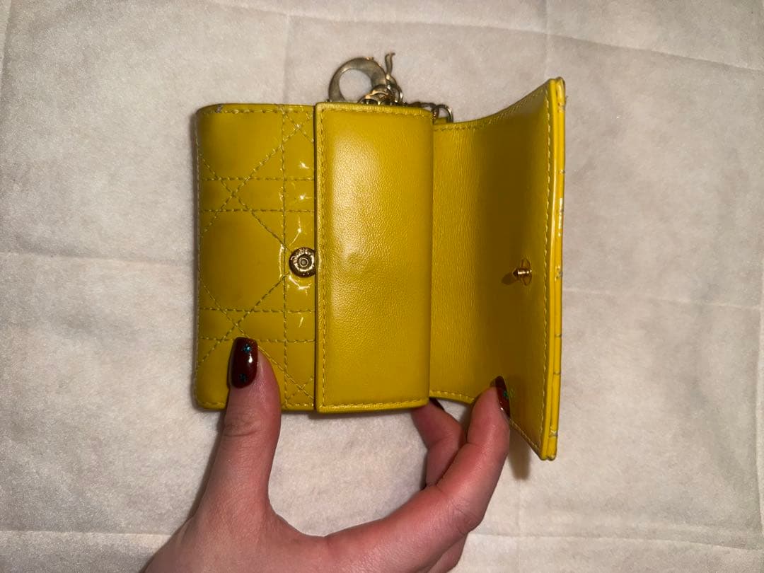 Lady Dior Lotus ウォレット　イエロー