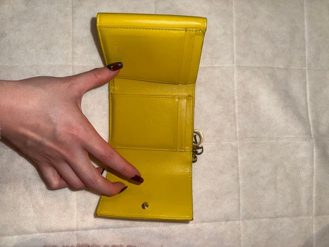 Lady Dior Lotus ウォレット　イエロー