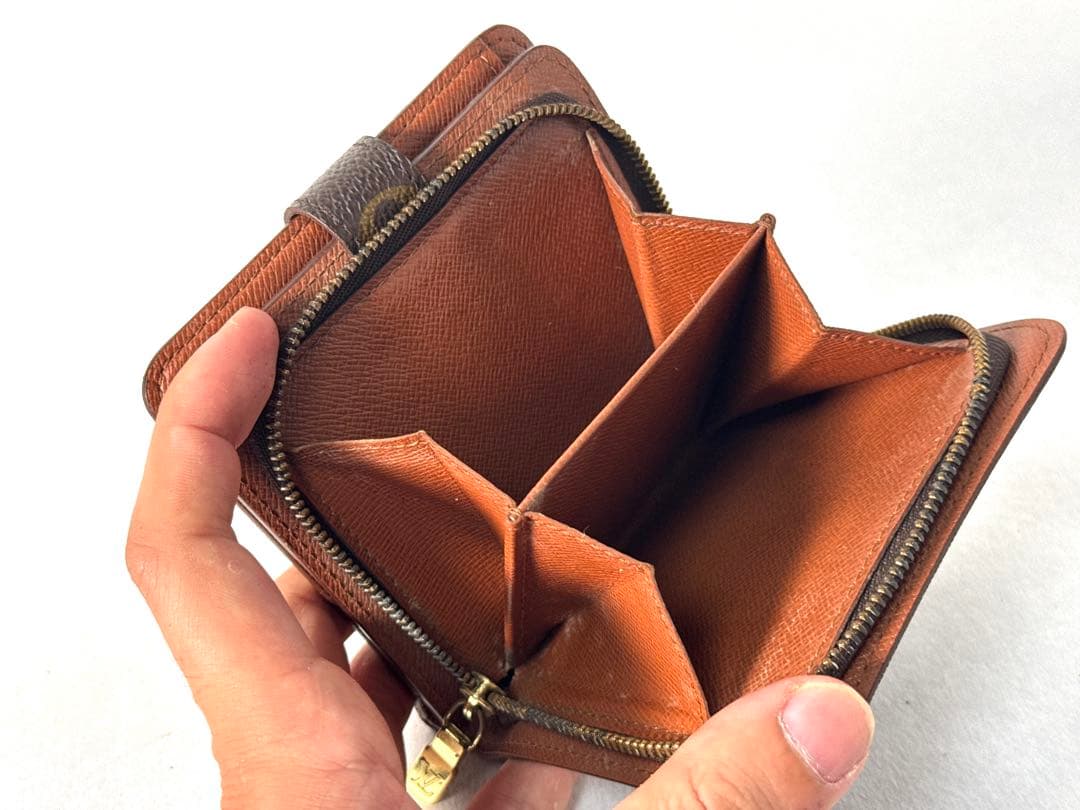 LOUIS VUITTON 折り財布 モノグラム モノグラム コンパクトジップ