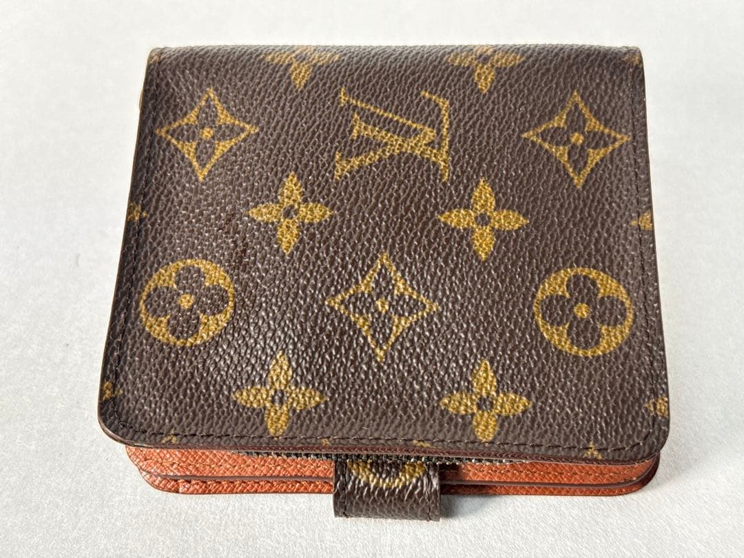 LOUIS VUITTON 折り財布 モノグラム モノグラム コンパクトジップ