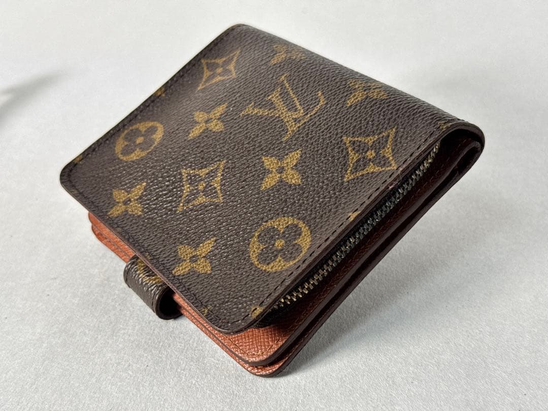 LOUIS VUITTON 折り財布 モノグラム モノグラム コンパクトジップ