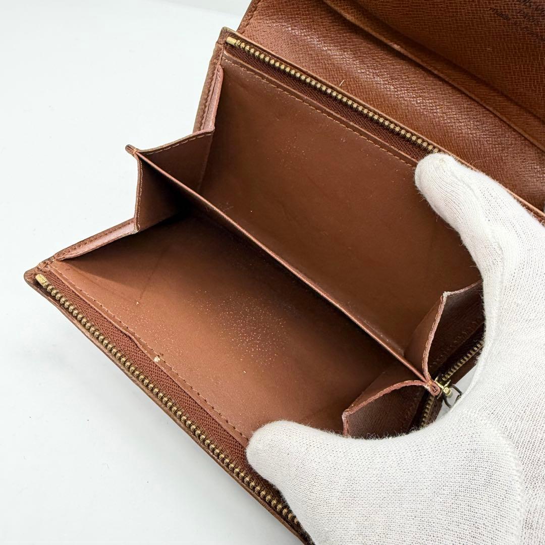 【美品】 ルイヴィトン モノグラム トレゾール 折り財布