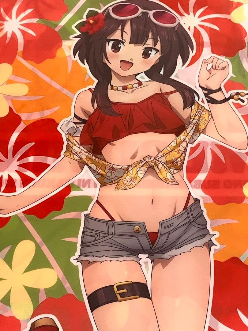 A4クリアファイル　この素晴らしい世界に祝福を！　爆焔を！　めぐみん　ゆんゆん