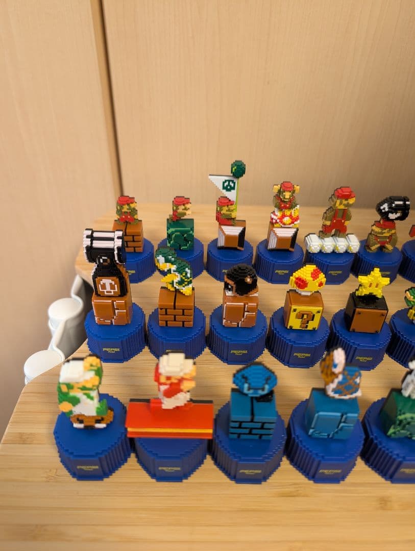 スーパーマリオ ペプシ ボトルキャップ コンプリートセット