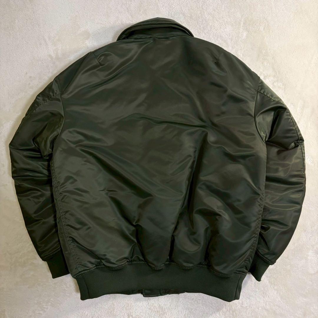 【美品】ユニクロ +J ダウンオーバーサイズリブブルゾン ダークグリーン M