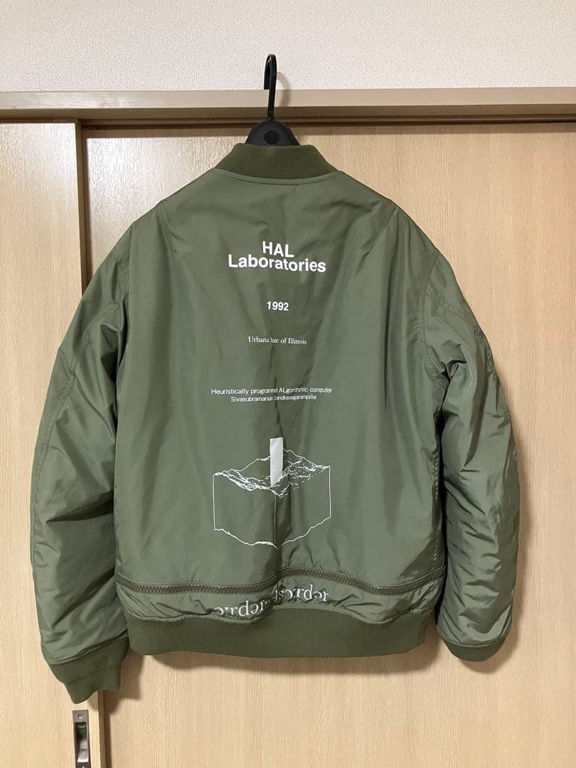 ど*い様 リバーシブルMA-1ジャケット HAL UNDERCOVER サイズ