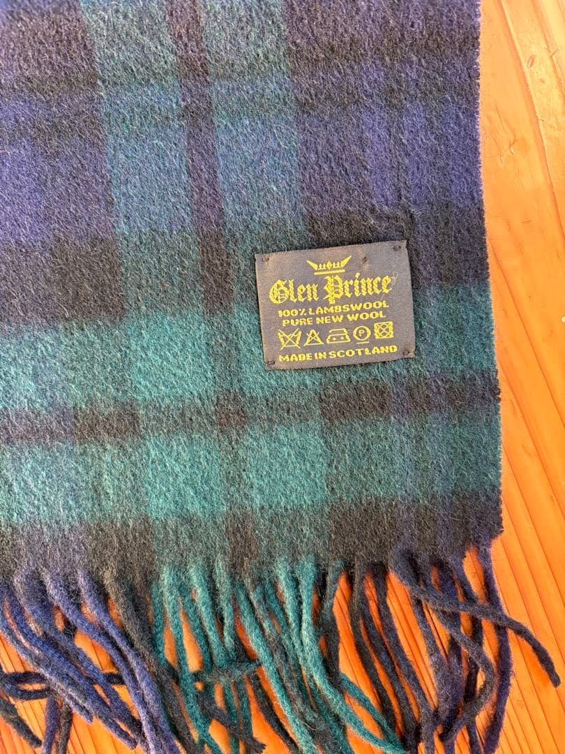 Glen Prince 100%ラムウール ストール　マフラー　新品