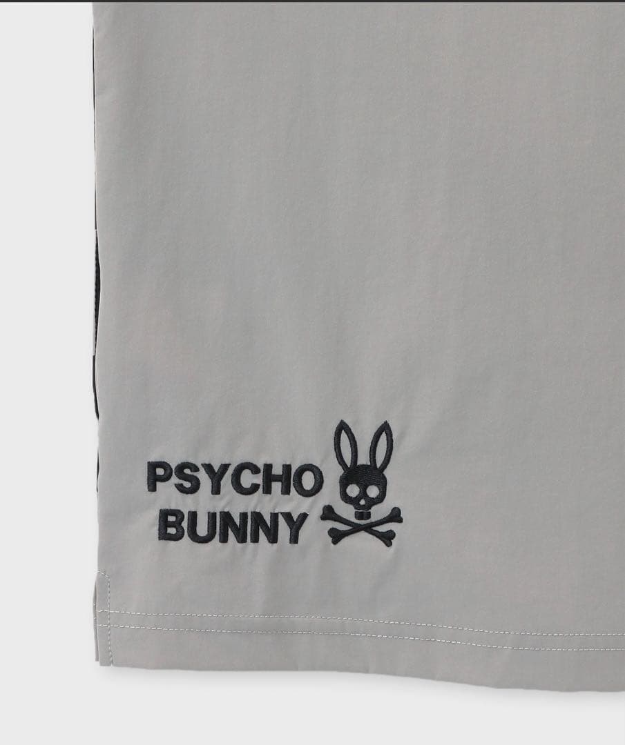 PSYCHO BUNNY GOLF BIG BUNNYロゴ モックネックTシャツ