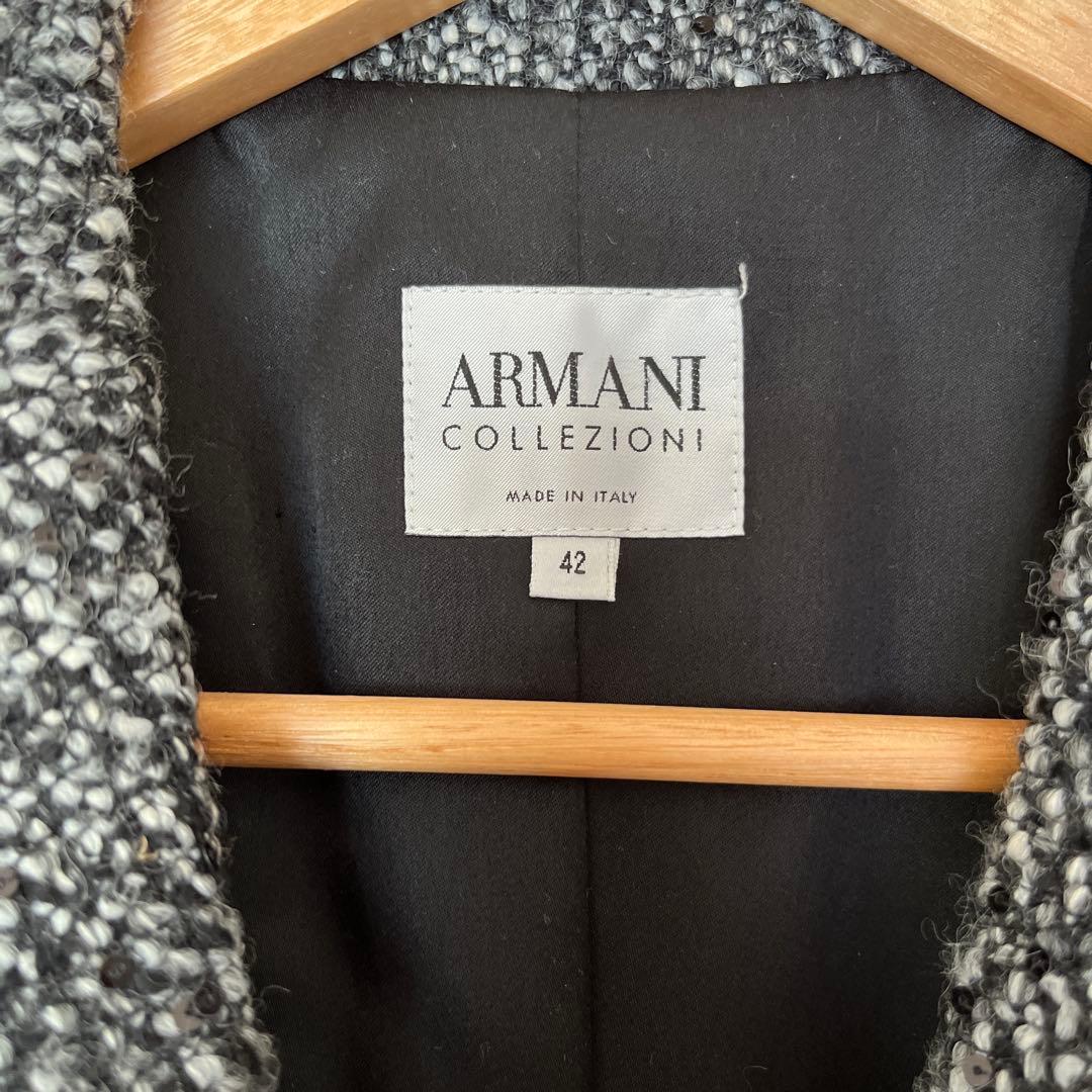 美品 ARMANI COLLEZIONI テーラードジャケット 卒業式入学式
