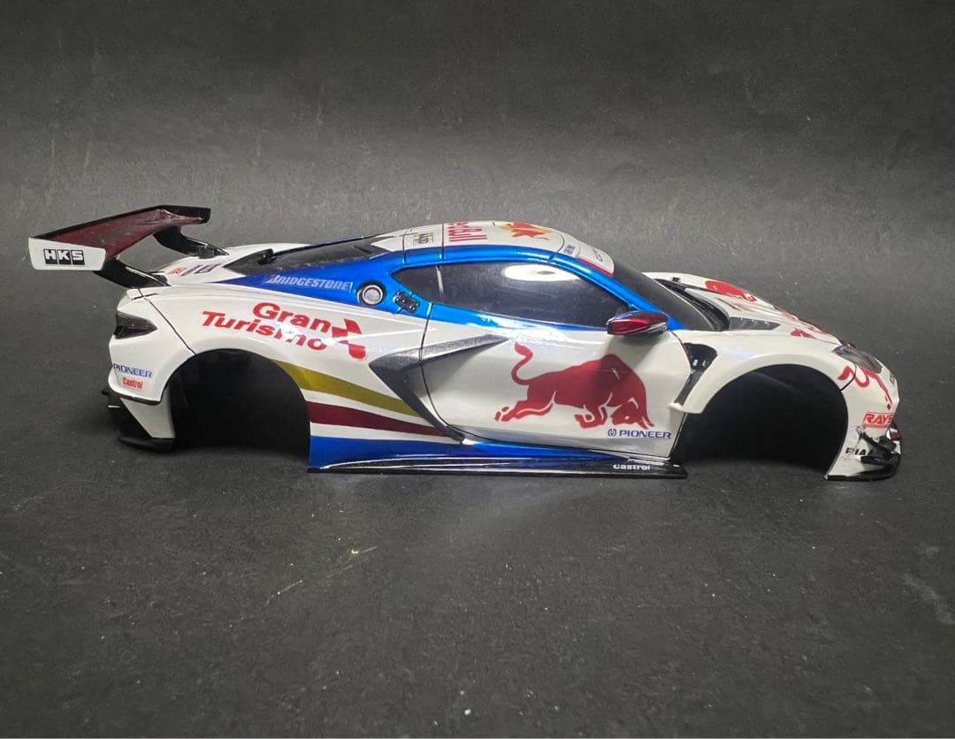 京商　ミニッツ コルベット　c8-r 自作塗装　未使用　awd アルミホイール