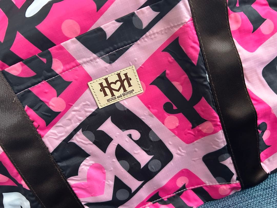 新品未使用　HUGS AND HONIS イベントビッグ バッグ　ピンク