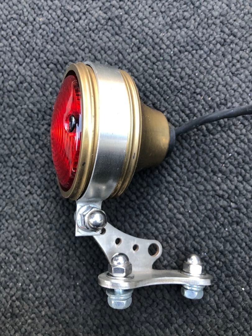 ハーレー　真鍮製テールランプ　ショベル　エボ　国産アメリカン　z1 z2 ホタル