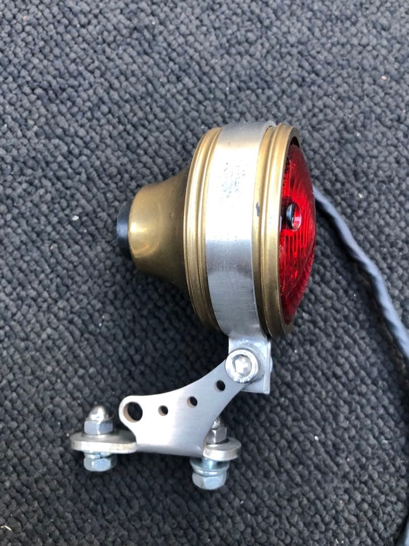 ハーレー　真鍮製テールランプ　ショベル　エボ　国産アメリカン　z1 z2 ホタル