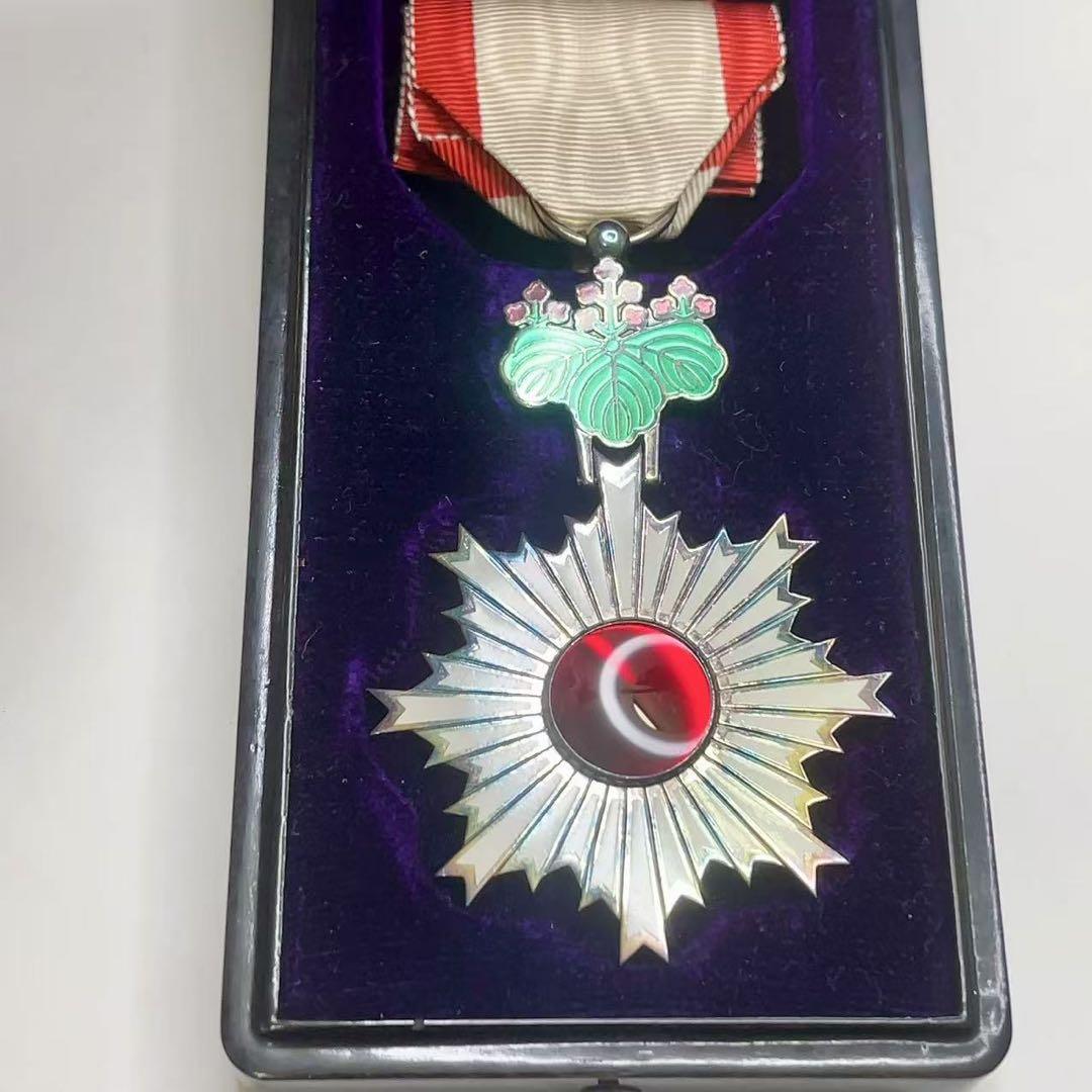 勲章 第六等単光旭日章 旧日本軍 希戦前資料 戦争 大日本帝国 旧日本軍 軍人