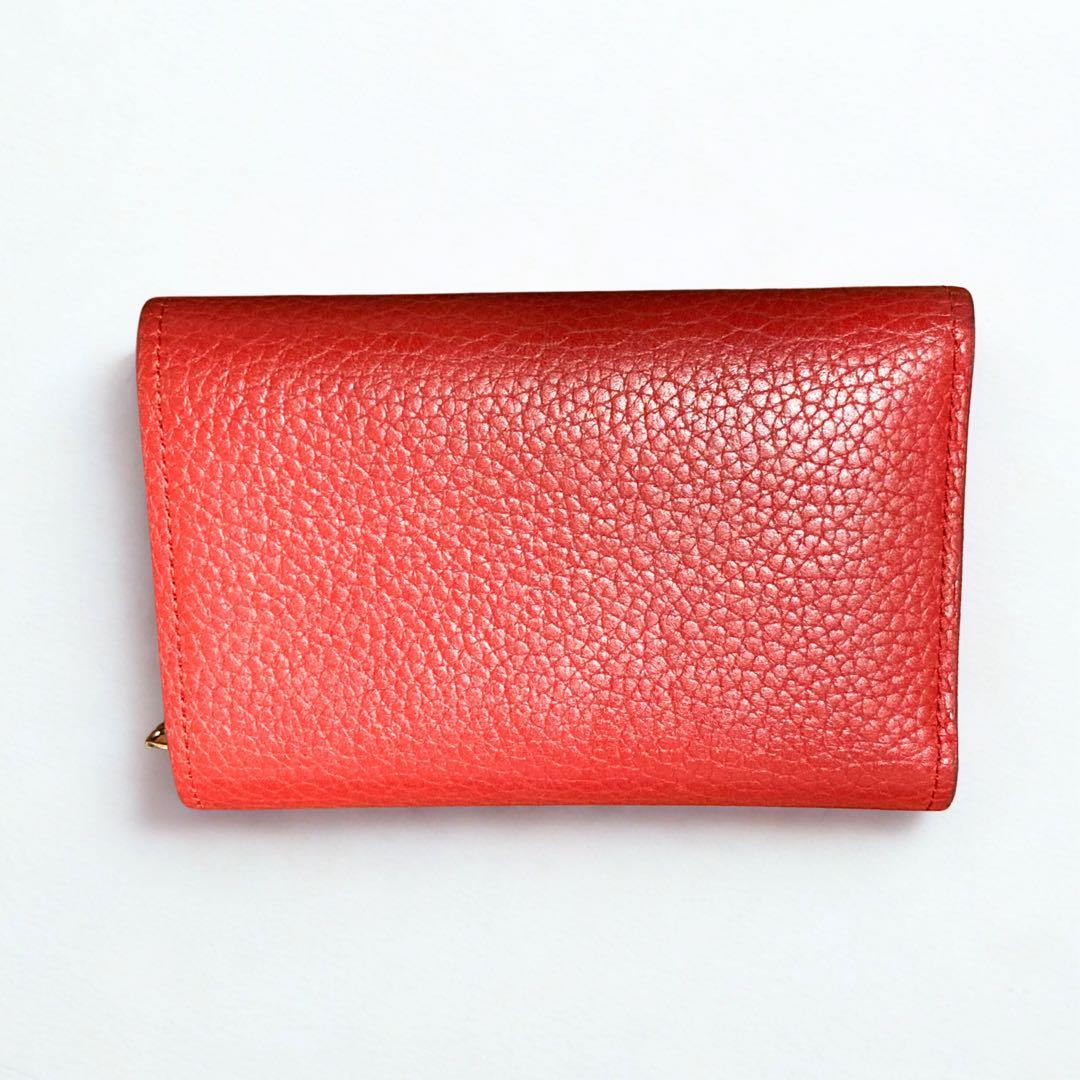 エ*ノ様 Louis Vuitton 三つ折り財布 レッド