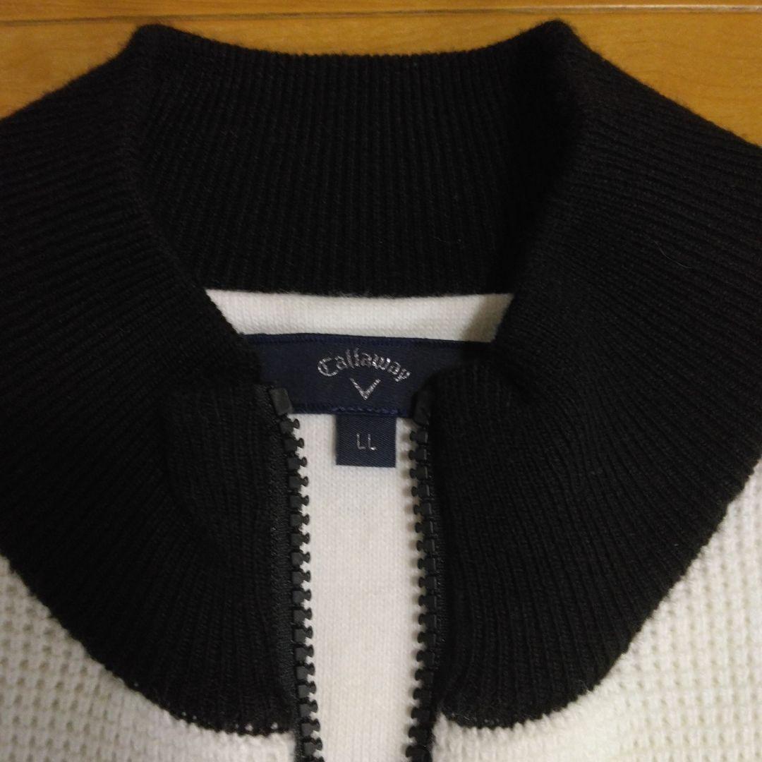Callaway men'sダブルジップニット LLsize