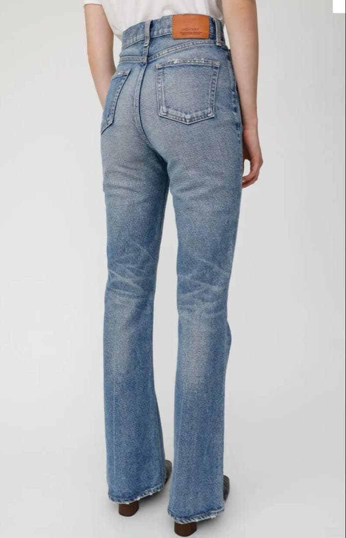 【美品】 moussy マウジー MVS FLARフレアデニム 25インチ