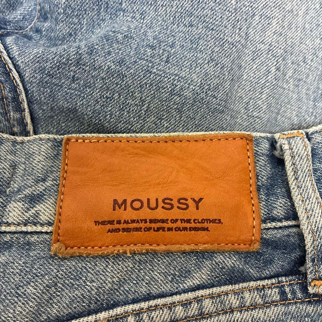 【美品】 moussy マウジー MVS FLARフレアデニム 25インチ