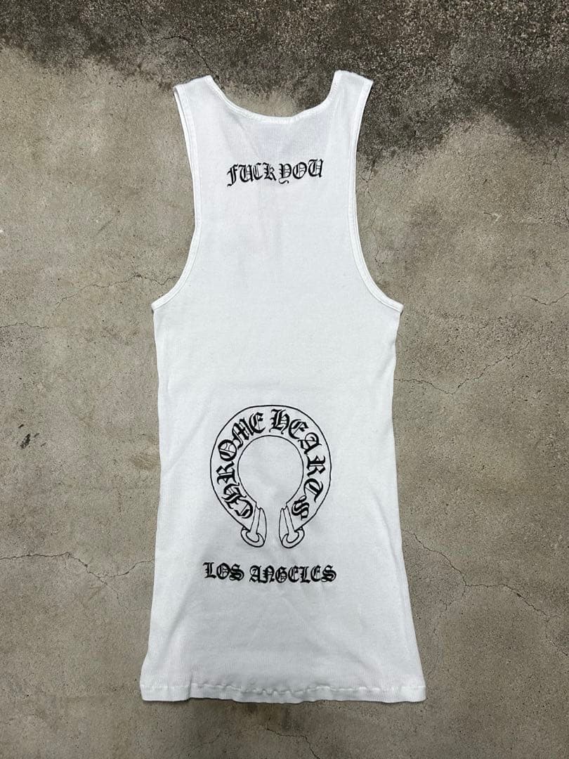 00s archive”Chrome Hearts”no sleeve tee