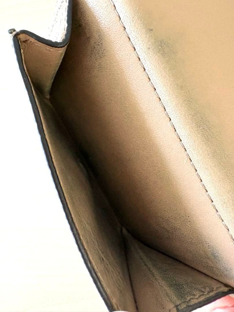 LOEWE アナグラム　三つ折り財布　コンパクト